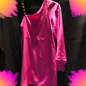 One shoulder mini dress